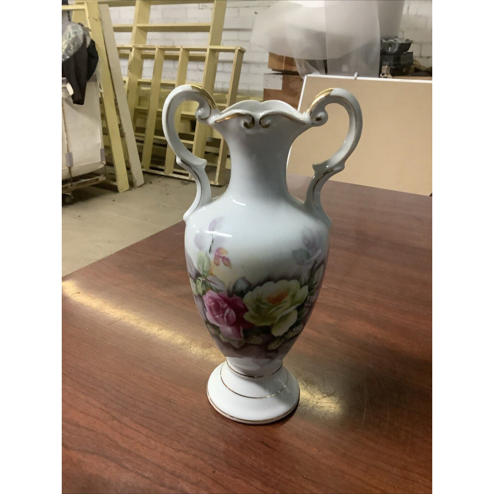 Vintage Japanese Arnart 7490 Flower Vase 7.5" H